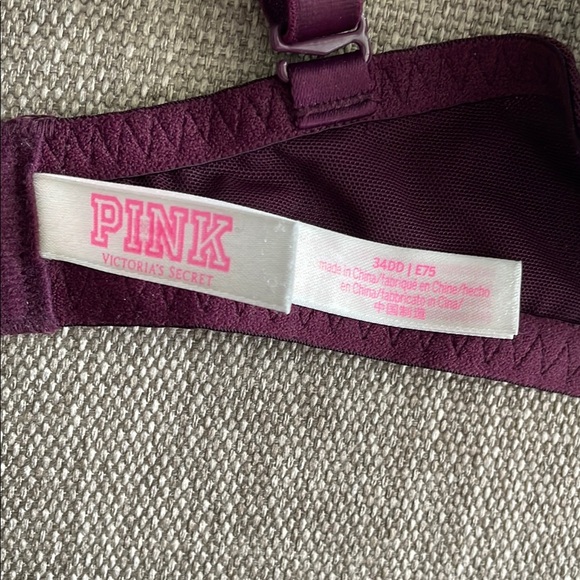 Elegant Lace Underwire Bra - Purple - Picture 5 of 6